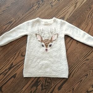 Hatley Furry Deer Dress 3T